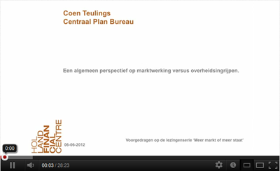 video van lezing Coen Teulings op 6 juni 2012