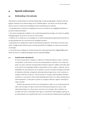 Marktwerking in het onderwijs