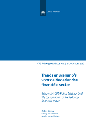 Trends en scenario’s voor de Nederlandse financiële sector