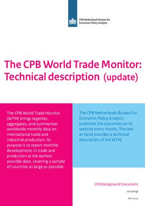 The CPB World Trade Monitor: technical description (update April 2023)