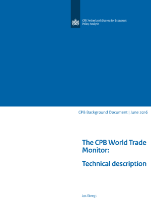 De CPB Wereldhandelsmonitor: technische beschrijving