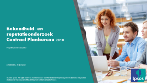 Bekendheid- en reputatieonderzoek CPB 2018 (Ipsos)