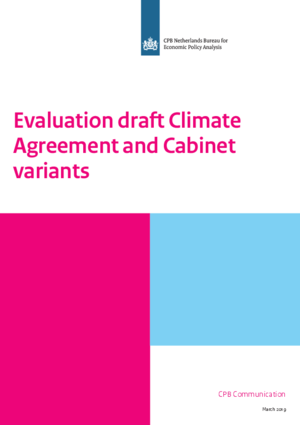 Evaluation draft Climate Agreement and Cabinet variants