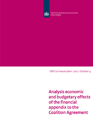 Analysis economic and budgetary effects of the financial appendix to the Coalition Agreement