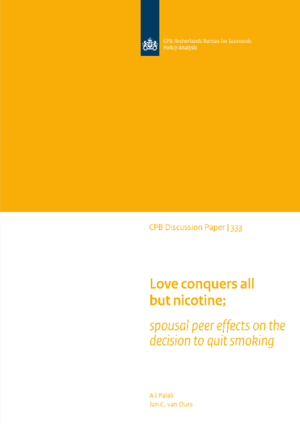 Love conquers all but nicotine; spousal peer effects on the decision to quit smoking