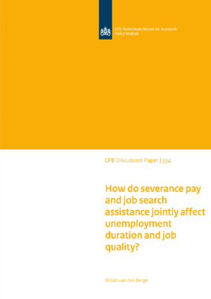 How do severance pay and job search assistance jointly affect unemployment duration and job quality?