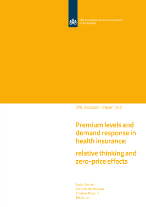 Premium levels and demand response in health insurance: relative thinking and zero-price effects