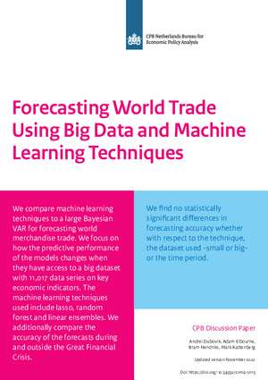 Forecasting World Trade Using Big Data and Machine Learning Techniques (update november 2022)