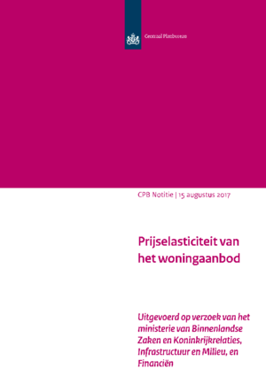 Prijselasticiteit van het woningaanbod