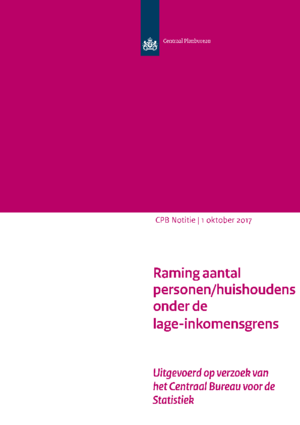 Raming aantal personen/huishoudens onder de lage-inkomensgrens