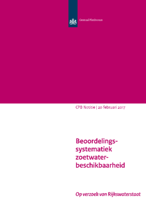 Beoordelingssystematiek zoetwaterbeschikbaarheid