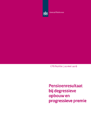 Pensioenresultaat bij degressieve opbouw en degressieve premie