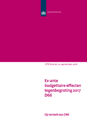 Tegenbegroting 2017 van D66