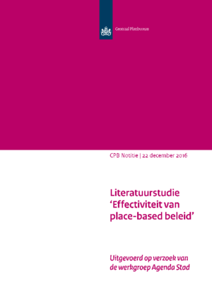 Literatuurstudie ‘Effectiviteit van place-based beleid’