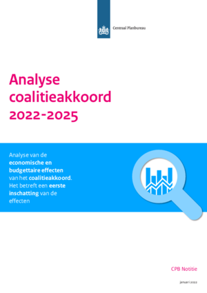 Analyse economische en budgettaire effecten van het coalitieakkoord