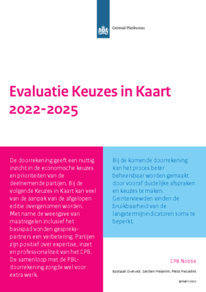 Evaluatie Keuzes in Kaart 2022-2025