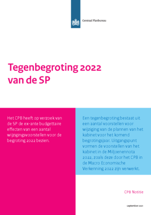 Tegenbegroting 2022 van de SP