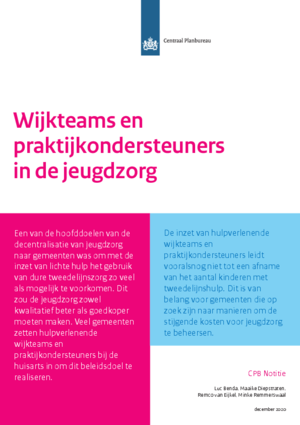 Wijkteams en praktijkondersteuners in de jeugdzorg