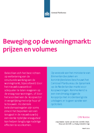 Beweging op de woningmarkt: prijzen en volumes