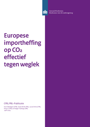 Europese importheffing op CO2 effectief tegen weglek