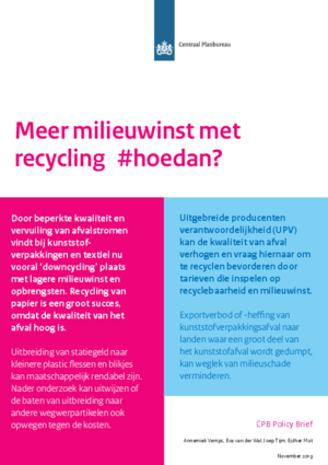 Meer milieuwinst met recycling #hoedan?