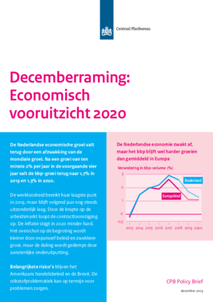 Decemberraming 2019, vooruitzicht 2020