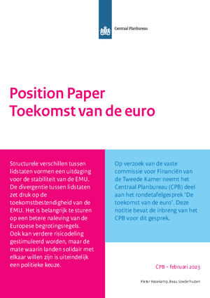 Position Paper Toekomst van de euro