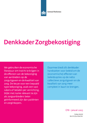 Denkkader Zorgbekostiging