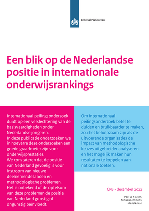 Een blik op de Nederlandse positie in internationale onderwijsrankings