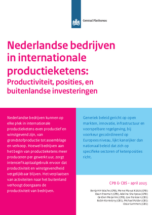 Nederlandse bedrijven in internationale productieketens