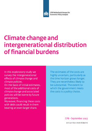 Climate Change and intergenerational distribution of financial burdens