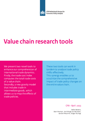 CPB Publication - Value chain research tools