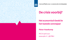 Presentatie 'De crisis voorbij? Het economisch beeld in het tweede coronajaar'