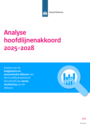 Analyse budgettaire en economische effecten van het hoofdlijnenakkoord 2025-2028