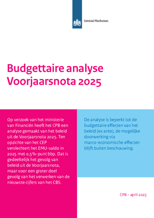 Budgettaire analyse Voorjaarsnota 2025