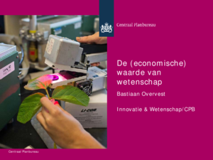 De (economische) waarde van wetenschap