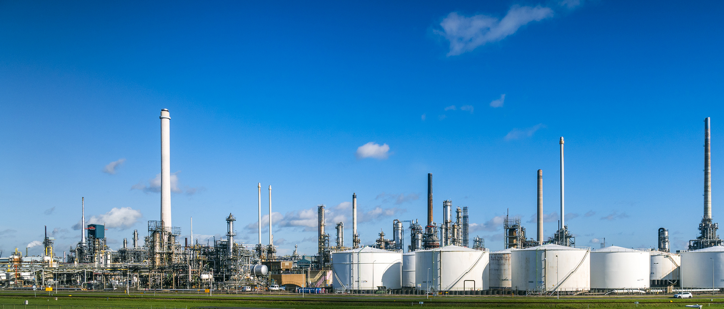 Business park Pernis with various factories