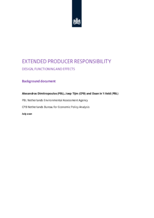 Extended producer responsibility: design, functioning and effects