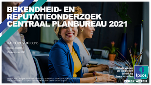Bekendheid- en reputatieonderzoek CPB 2021 (Ipsos)