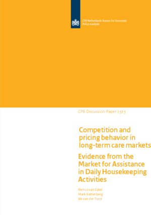 Competition and pricing behavior long term care markets:Evidence from the Market for Assistance in Daily Housekeeping Activities