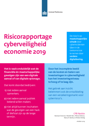 Risicorapportage cyberveiligheid economie 2019