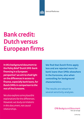 Bank credit: Dutch versus European firms