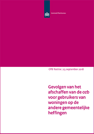 Gevolgen van het afschaffen van de ozb voor gebruikers van woningen op de andere gemeentelijke heffingen