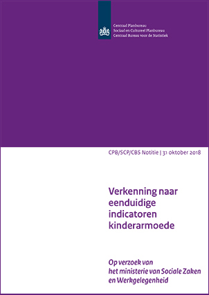 Verkenning naar eenduidige indicatoren kinderarmoede