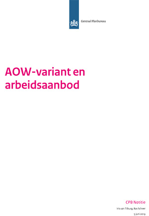 AOW-variant en arbeidsaanbodprognose