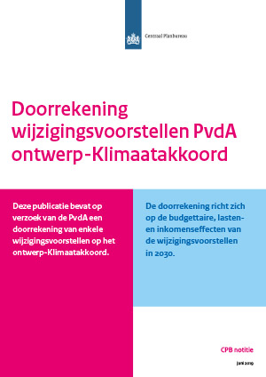 Doorrekening wijzigingsvoorstellen PvdA ontwerp-Klimaatakkoord