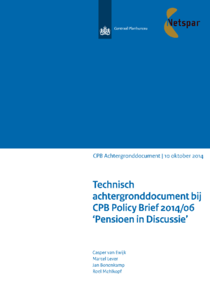 Technisch achtergronddocument bij Policy Brief 2014-06 'Pensioen in Discussie'