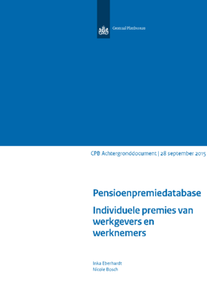 Pensioenpremiedatabase: Individuele premies van werkgevers en werknemers