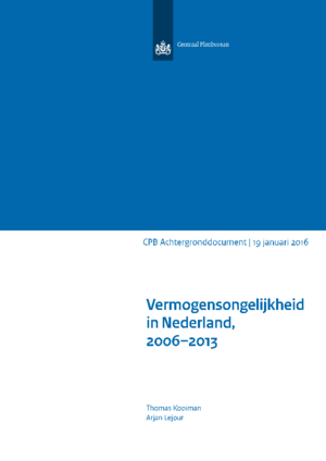 Vermogensongelijkheid in Nederland, 2006-2013