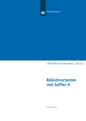 Beleidsvarianten met Saffier-II